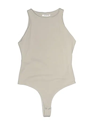 Pre-owned Reoria Bodysuit In Tan