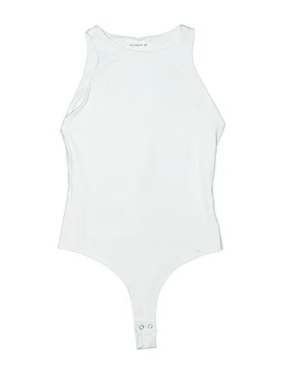 Pre-owned Reoria Bodysuit In White