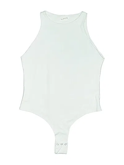 Pre-owned Reoria Bodysuit In White