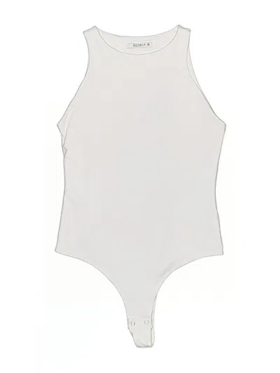 Pre-owned Reoria Bodysuit In White