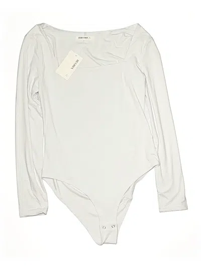 Pre-owned Reoria Bodysuit In White