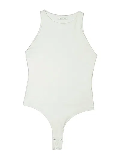 Pre-owned Reoria Bodysuit In White