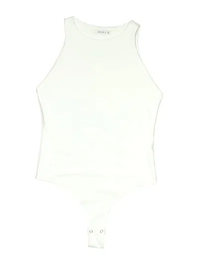 Pre-owned Reoria Bodysuit In White
