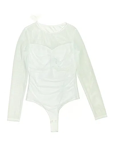 Pre-owned Reoria Bodysuit In White