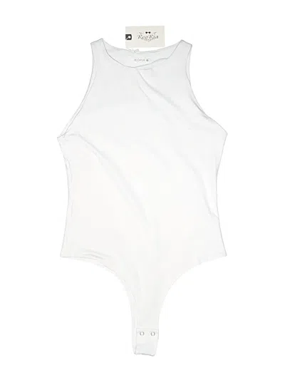 Pre-owned Reoria Bodysuit In White