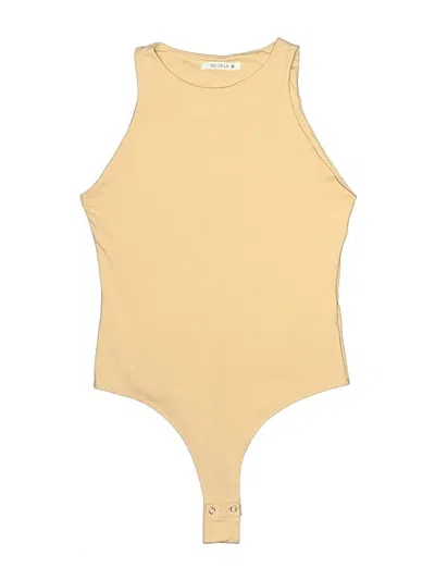 Pre-owned Reoria Bodysuit In Yellow