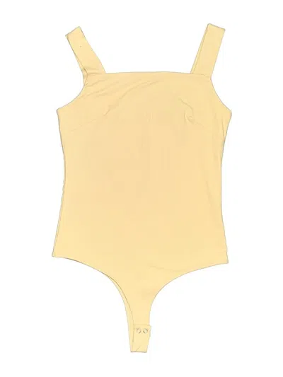 Pre-owned Reoria Bodysuit In Yellow