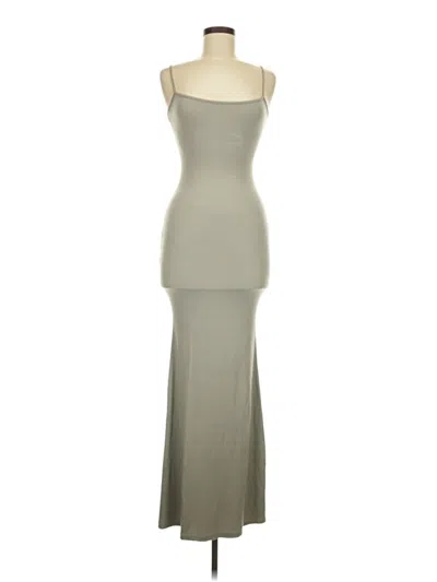 Pre-owned Reoria Cocktail Dress In Gray