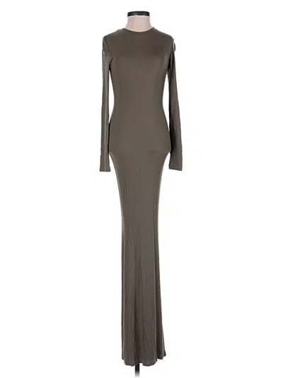 Pre-owned Reoria Cocktail Dress In Gray