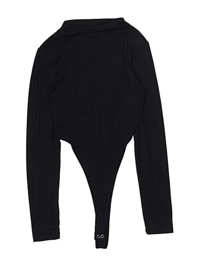 Pre-owned Reoria Long Sleeve Top Black Turtleneck Tops