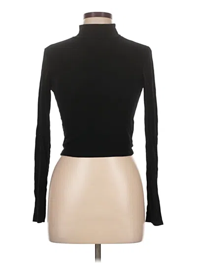 Pre-owned Reoria Long Sleeve Turtleneck In Black