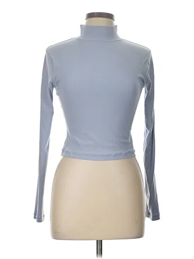 Pre-owned Reoria Long Sleeve Turtleneck In Gray