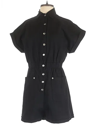 Pre-owned Reoria Romper In Black