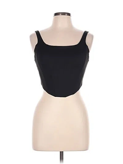Pre-owned Reoria Sleeveless Blouse In Black