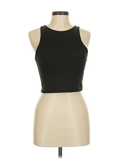 Pre-owned Reoria Sleeveless Top Black Halter Neckline Tops