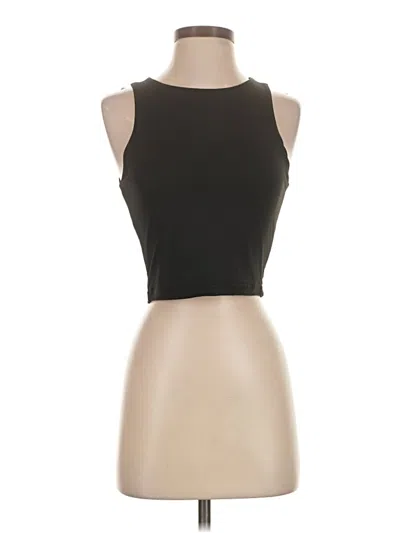 Pre-owned Reoria Sleeveless Top Black Halter Neckline Tops