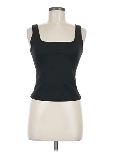 Pre-owned Reoria Sleeveless Top Black Square Neckline Tops