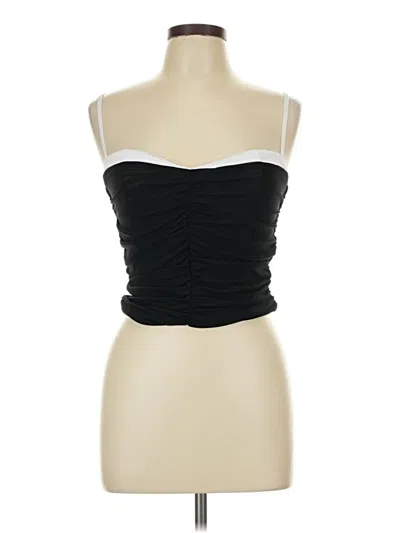 Pre-owned Reoria Sleeveless Top Black Strapless Neckline Tops