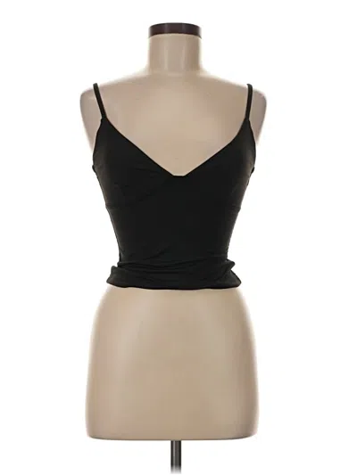 Pre-owned Reoria Sleeveless Top Black Sweetheart Neckline Tops