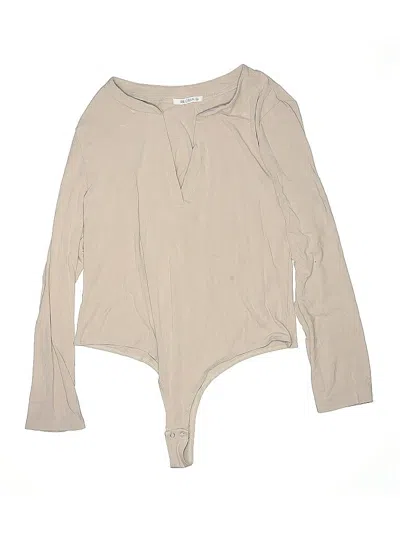 Pre-owned Reoria Swimsuit Top Tan Swimwear In Brown