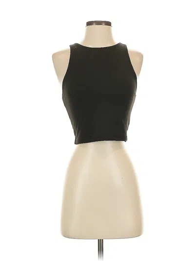 Pre-owned Reoria Tank Top Black Halter Neckline Tops