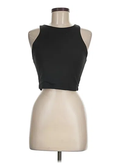 Pre-owned Reoria Tank Top Black Halter Neckline Tops