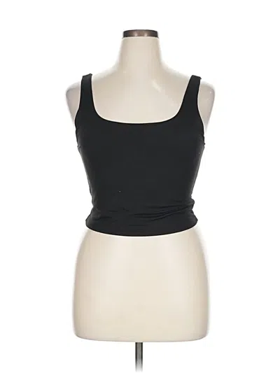 Pre-owned Reoria Tank Top Black Strapless Neckline Tops