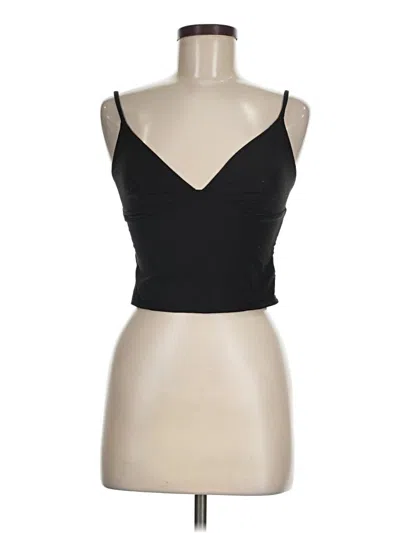 Pre-owned Reoria Tank Top Black Strapless Neckline Tops