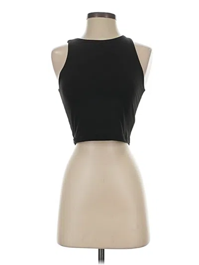 Pre-owned Reoria Tank Top Black Strapless Neckline Tops