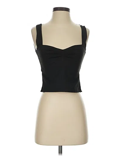 Pre-owned Reoria Tank Top Black Strapless Neckline Tops