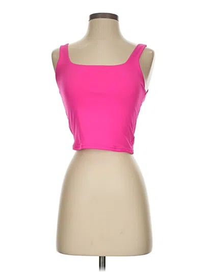 Pre-owned Reoria Tank Top Pink Strapless Neckline Tops