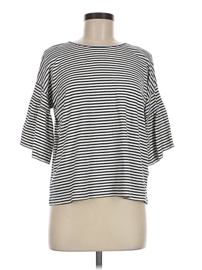 Pre-owned Repeat Cashmere 3/4 Sleeve T-shirt In Gray
