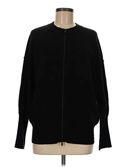 Pre-owned Repeat Cashmere Cardigan Sweater In Black