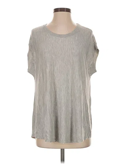Pre-owned Repeat Cashmere Cardigan Sweater In Silver