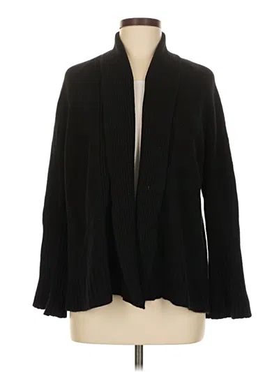 Pre-owned Repeat Cashmere Cashmere Cardigan Sweater In Black