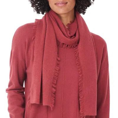 Repeat Cashmere Cashmere Scarf In Terra In Pink