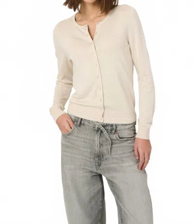 Repeat Cashmere Fine Knit Cardigan In Ivory In White