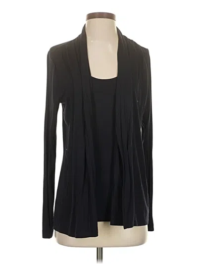 Pre-owned Repeat Cashmere Long Sleeve Top Black Cowl Neck Tops