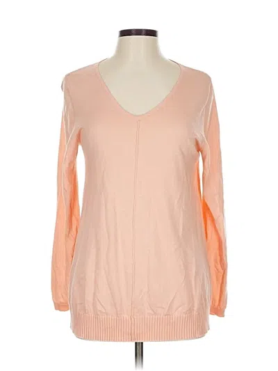 Pre-owned Repeat Cashmere Pullover Sweater In Orange