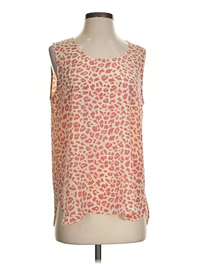 Pre-owned Repeat Cashmere Sleeveless Blouse In Orange