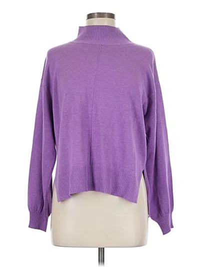 Pre-owned Repeat Cashmere Turtleneck Sweater In Purple