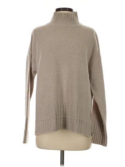 Pre-owned Repeat Cashmere Turtleneck Sweater In Tan
