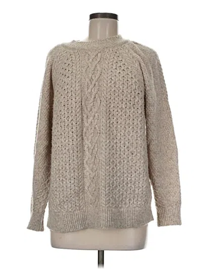 Pre-owned Repeat Cashmere Wool Pullover Sweater In Brown