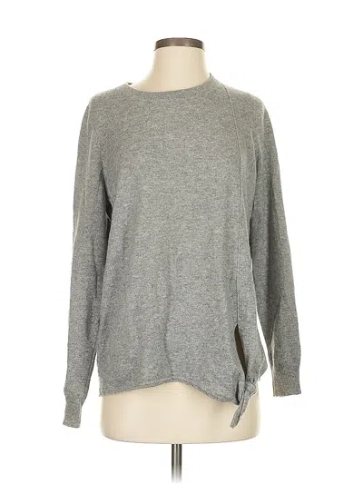 Pre-owned Repeat Easy Knit Wool Pullover Sweater In Gray