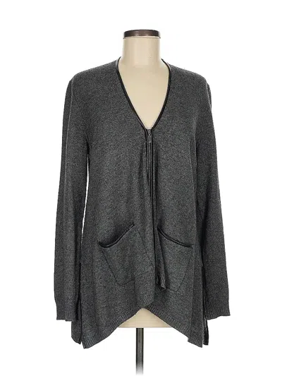 Pre-owned Repeat Silver Edition Wool Cardigan Sweater In Gray