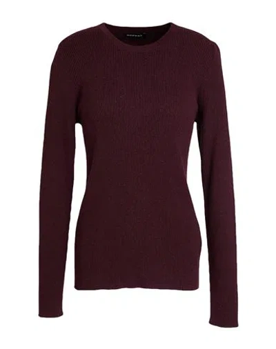Repeat Woman Sweater Burgundy Size 14 Cotton, Viscose In Brown