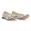 Repeto X Patrick Church Exclusive Pc Printed Ballet White/black Flats In Multi