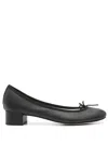 Repetto Round Head Ballet Shoes In Black