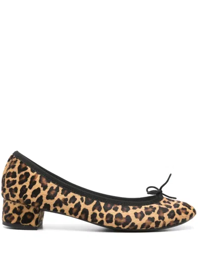 Repetto Leopard Print High Heels In Animal Print