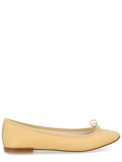 Repetto Cendrillon Bow-tie Detail Ballet Flats In Yellow